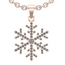 1.20 CtwVS/SI1 Diamond 14K Rose Gold Pendant (ALL DIAMOND ARE LAB GROWN )