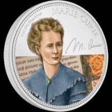 Women in History - Marie Curie 1oz Silver Coin