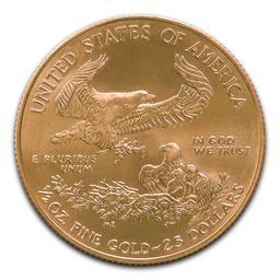 2013 American Gold Eagle 1/2 oz Uncirculated