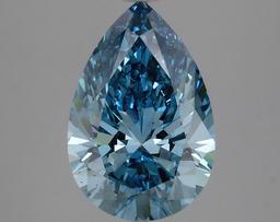 3.13 ctw. VS2 IGI Certified Pear Cut Loose Diamond (LAB GROWN)