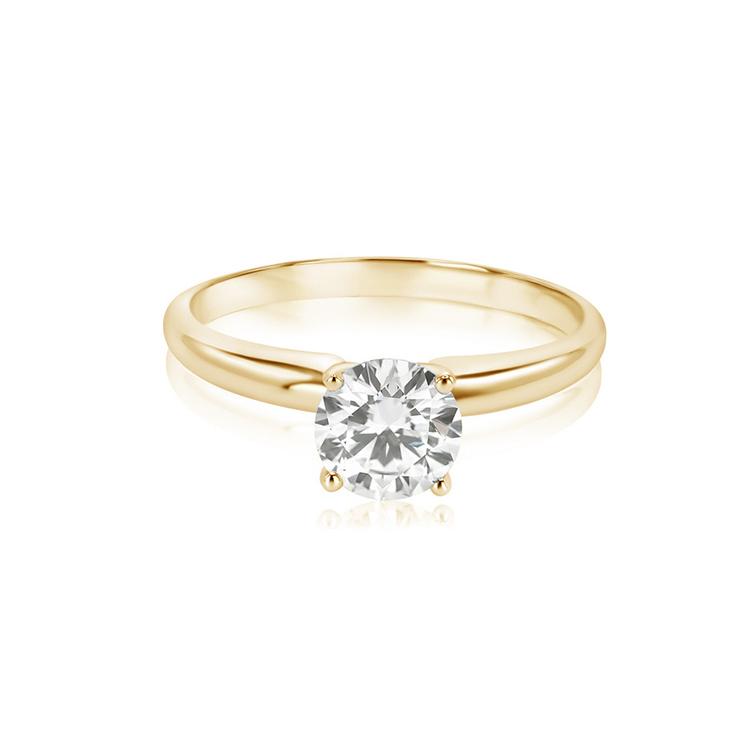 0.51 ctw 14k Yellow Gold Solitaire Solitaire Ring