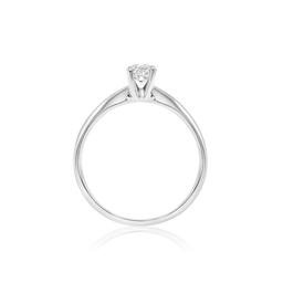 0.67 ctw 14K White/White Gold Solitaire Solitaire Ring (LAB-GROWN)