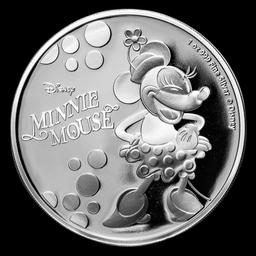 2019 1 oz Silver $2 Disney Classics: Minnie Mouse