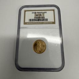 2003 Gold Eagle $5 NGC Certified MS70