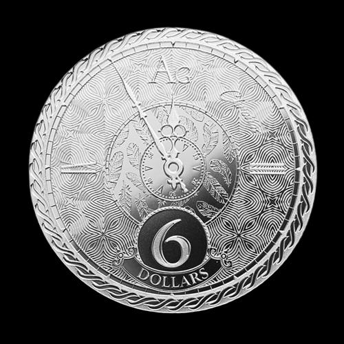 2020 Tokelau 1 oz Silver $6 Chronos