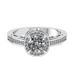 1.02 Ctw VS.SI1 (ALL DIAMOND ARE LAB GROWN ) Diamond 14k white Gold Engagem
