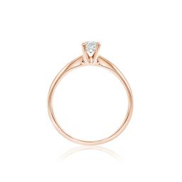 0.74 ctw 14k Rose Gold Solitaire Solitaire Ring (LAB GROWN DIAMOND)