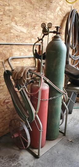 Torch Set With Cart & Hose