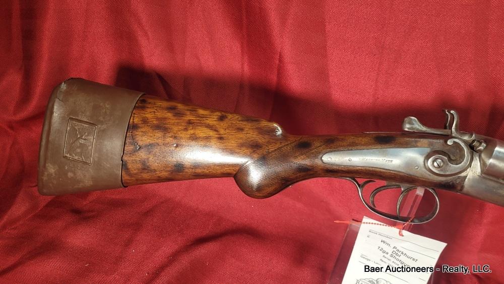 Wm. Parkhurst Dbl 12ga Shotgun