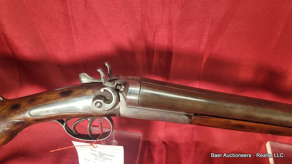 Wm. Parkhurst Dbl 12ga Shotgun