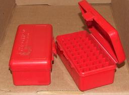 2 Case Guard 50 Pistol Ammo Boxes.