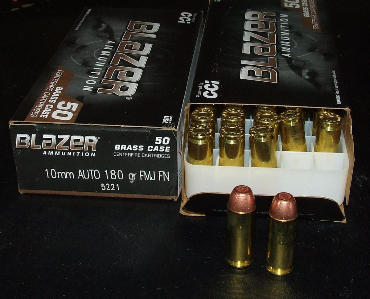 2 - 50 Rounds Blazer Brass 10mm