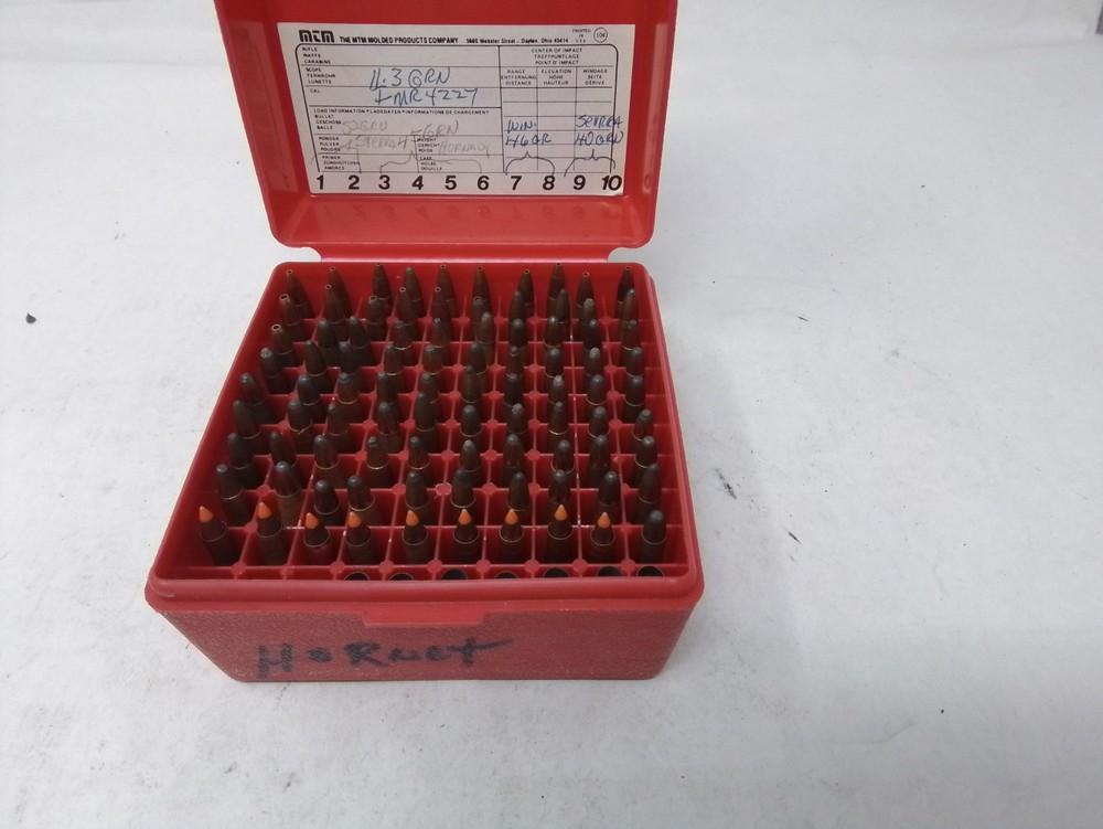 90 rnds 22 Hornet reloads