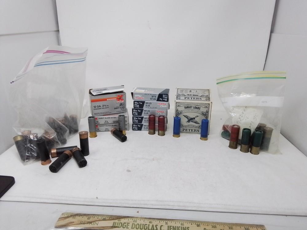 large lot 12ga shells + slugs