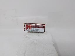 20rnd Hornady Superformance Match 5056 Nato 75gr BTHP