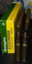 20 Rounds Remington 6.5X55 Swedish Mauser