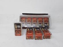 9-50 rnd box Hornady 17 Mach II Varmint Express 17gr V-Max