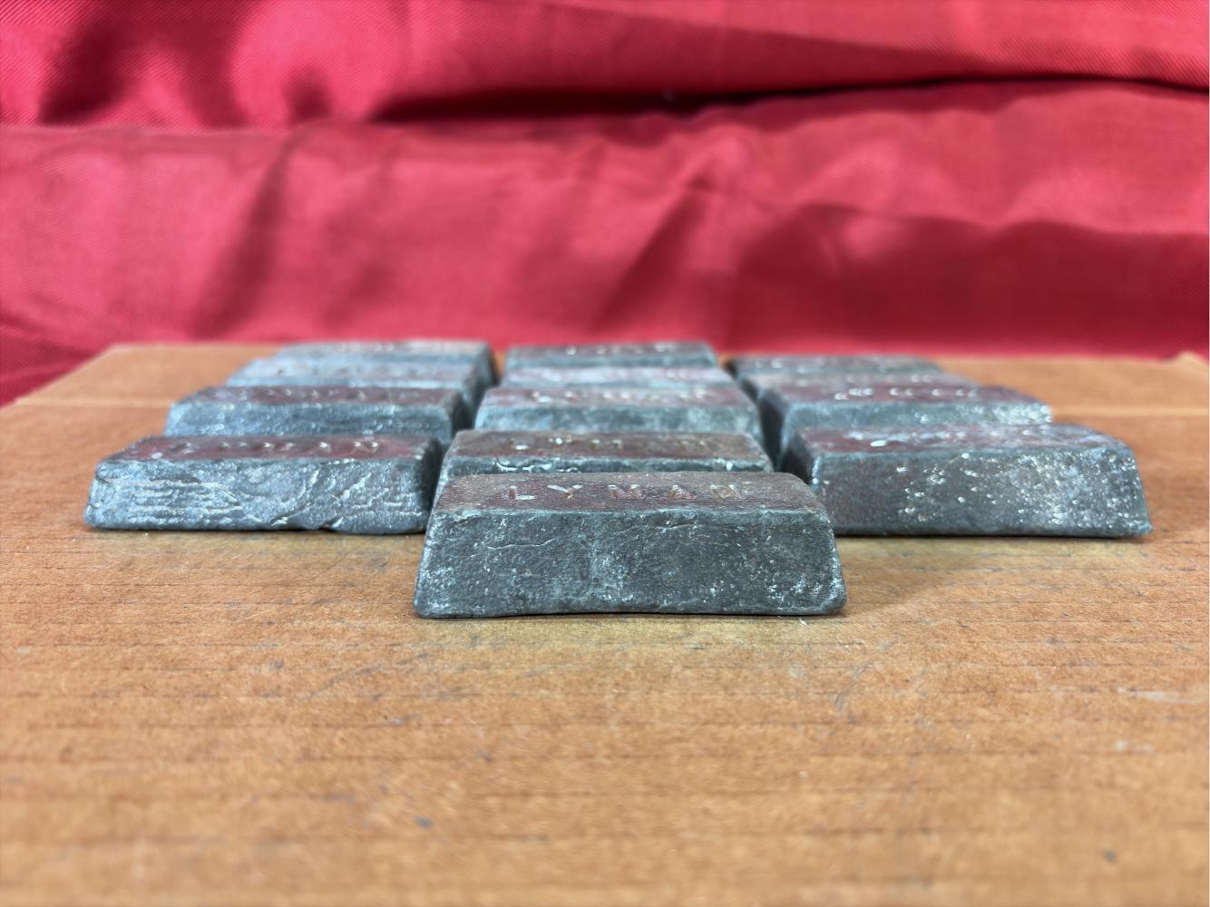 13 Lyman Lead Ingots
