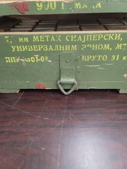 wooden crate Yugo 8mm Mauser