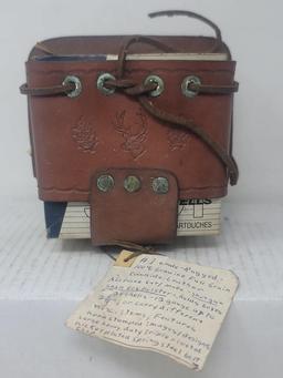 Hand Made Leather Shell Box Holster