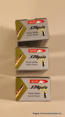 3-50 rnd box .17 Aguila