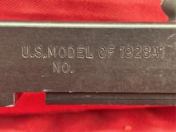 Thompson Auto Ordnance 1928A1 Upper Receiver - Incomplete