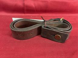 Reddish-Brown Leather 96 Swedish Mauser Rifle Sling