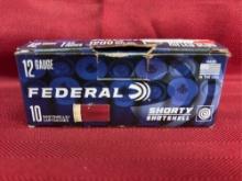 10 Federal Shorty Shotshell 12 Ga. 1 3/4”-1 oz-Rifled Slug