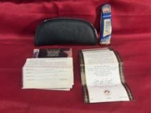 Franklin Mint-Ulysses S Grant Collector Pocket Knife w/Case & COA