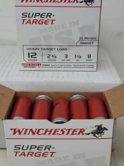 2- 25 Rounds Winchester 12 GA  Super Target