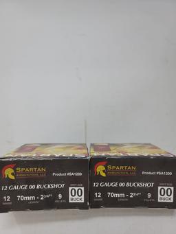 2-25 rnd box Spartan 12ga )) Buckshot