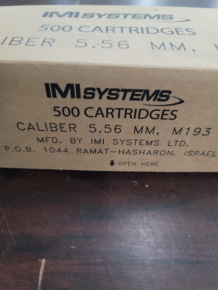 500 rnd case IMI 5.56 M193