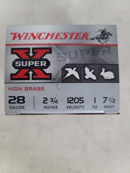 25 rnds 28ga shotshells