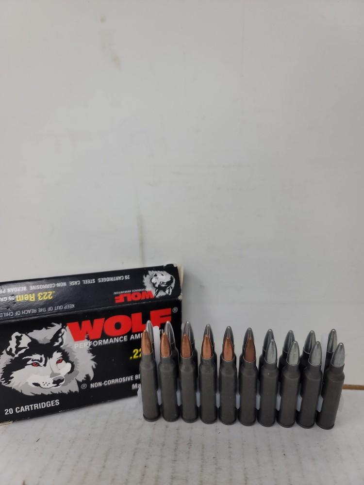 20 Rnd Box Tul-Ammo .223 Rem In Wolf Box