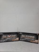 2-50 Round  Boxes CCI Blazer 9mm Luger.
