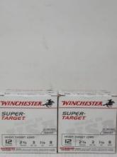 2- 25 Rounds Winchester 12 GA  Super Target