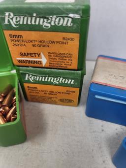 262 Remington & 124 Fowler 6mm bullets