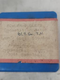 262 Remington & 124 Fowler 6mm bullets