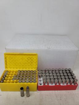 83 live rnds & 3 spent 357 Magnum reloads