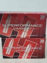 40 pcs Hornady 222 Rem brass