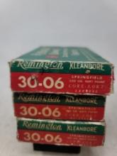3-20 rnd box 30-06 Reloads in Remington Kleanbore boxes