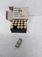 20 pcs once fired 454 Casull brass