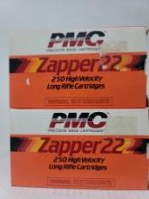 2-250 rnd box PMC Zapper 22lr