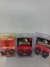 3 sets of 2 Millet Scope Rings