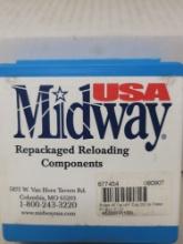 100 count Midway 45 cal bullets 200gr plated