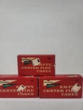 3-20 count box Remington 222 Rem Mag unprimed brass
