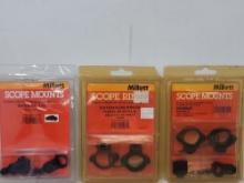 3 sets Millet scope rings