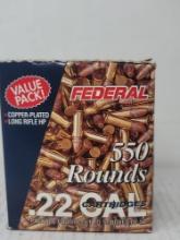 Approx. 500 rnds Federal 22 lr ammo (open box)