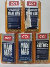 5-50 rnd box CCI 22 WMR Hollow Point Maxi Mag