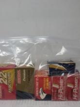 9 partial boxes assorted Federal 22lr ammo